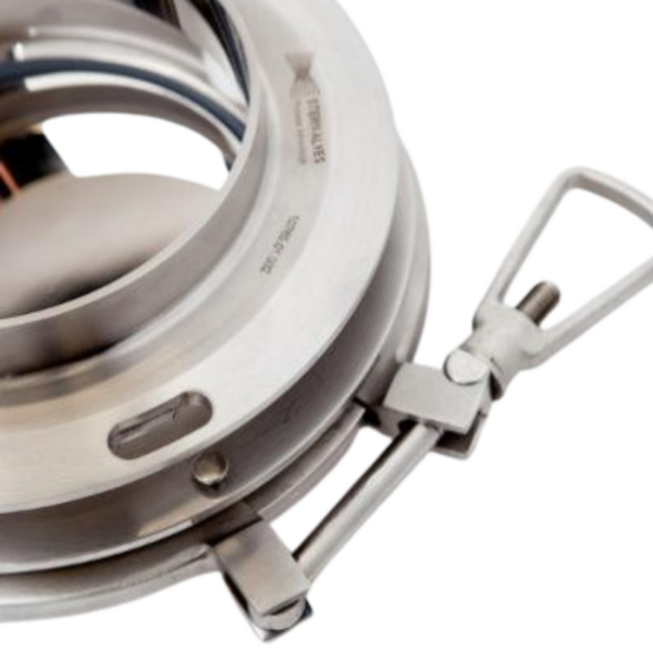 Visualizzazione digitale della valvola a farfalla SteriValve durante revisione tecnica