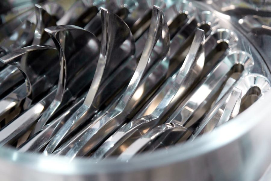 Dettaglio della valvola di frantumazione rotocrusher